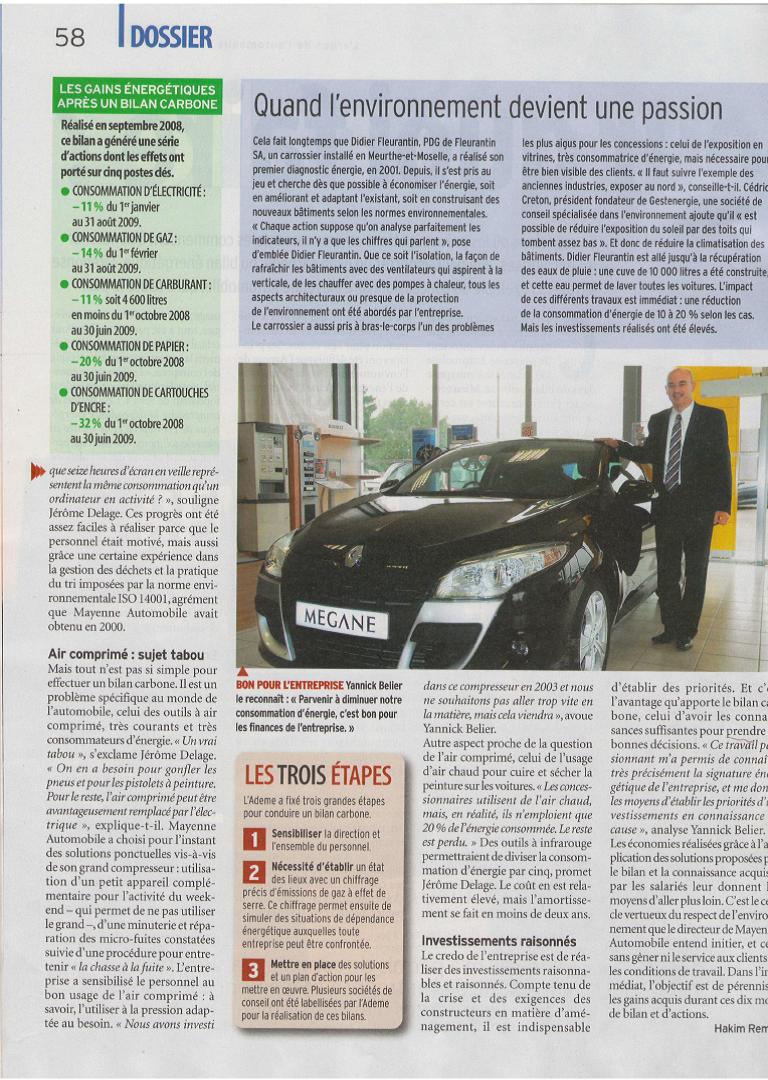 Bilan carbone renault 2